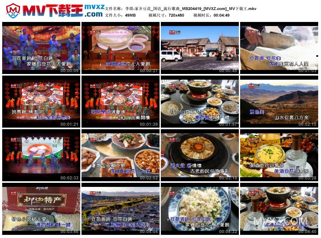 李琪-家乡豆花_国语_流行歌曲_MB204419
